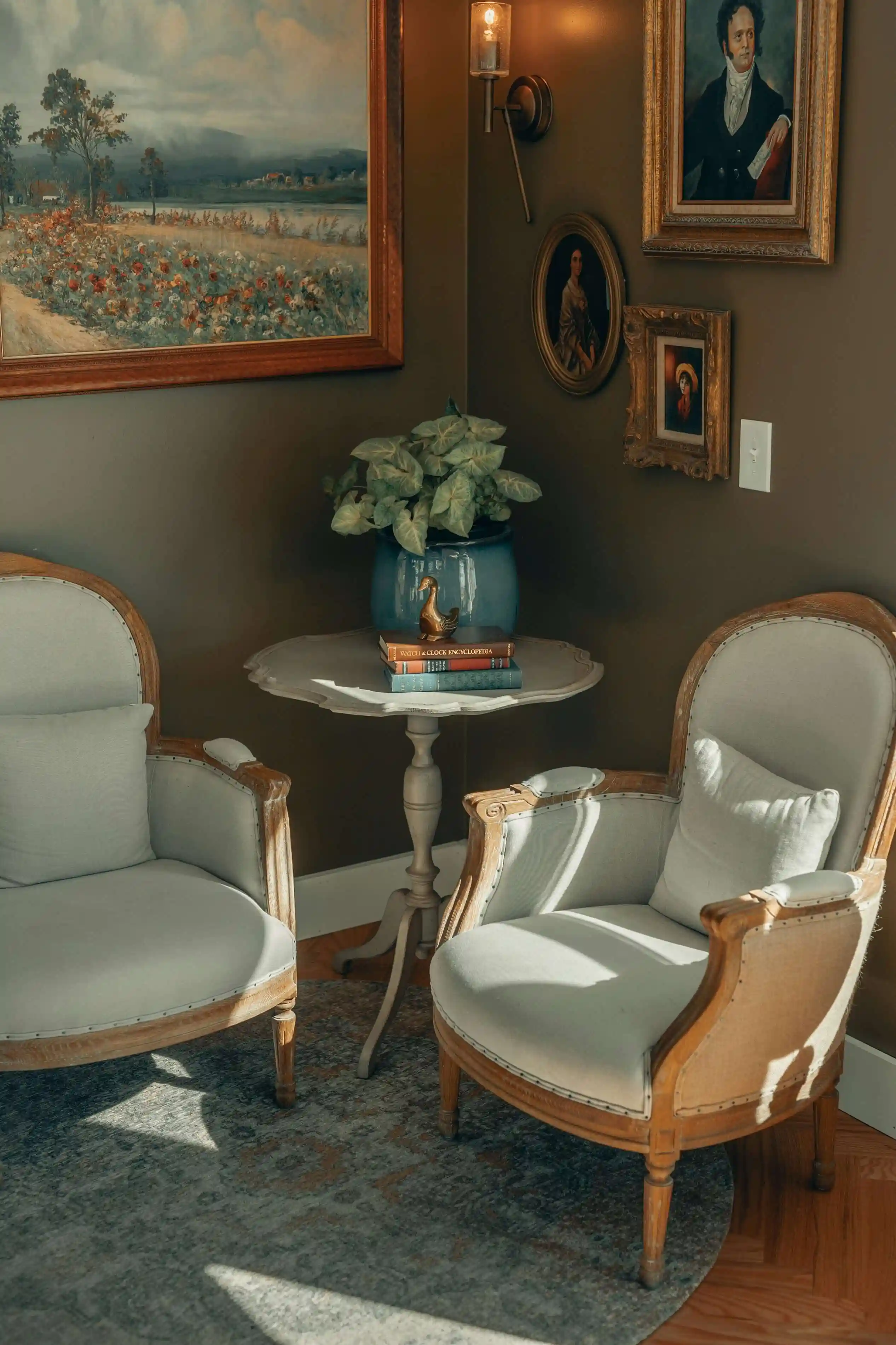 vintage living room