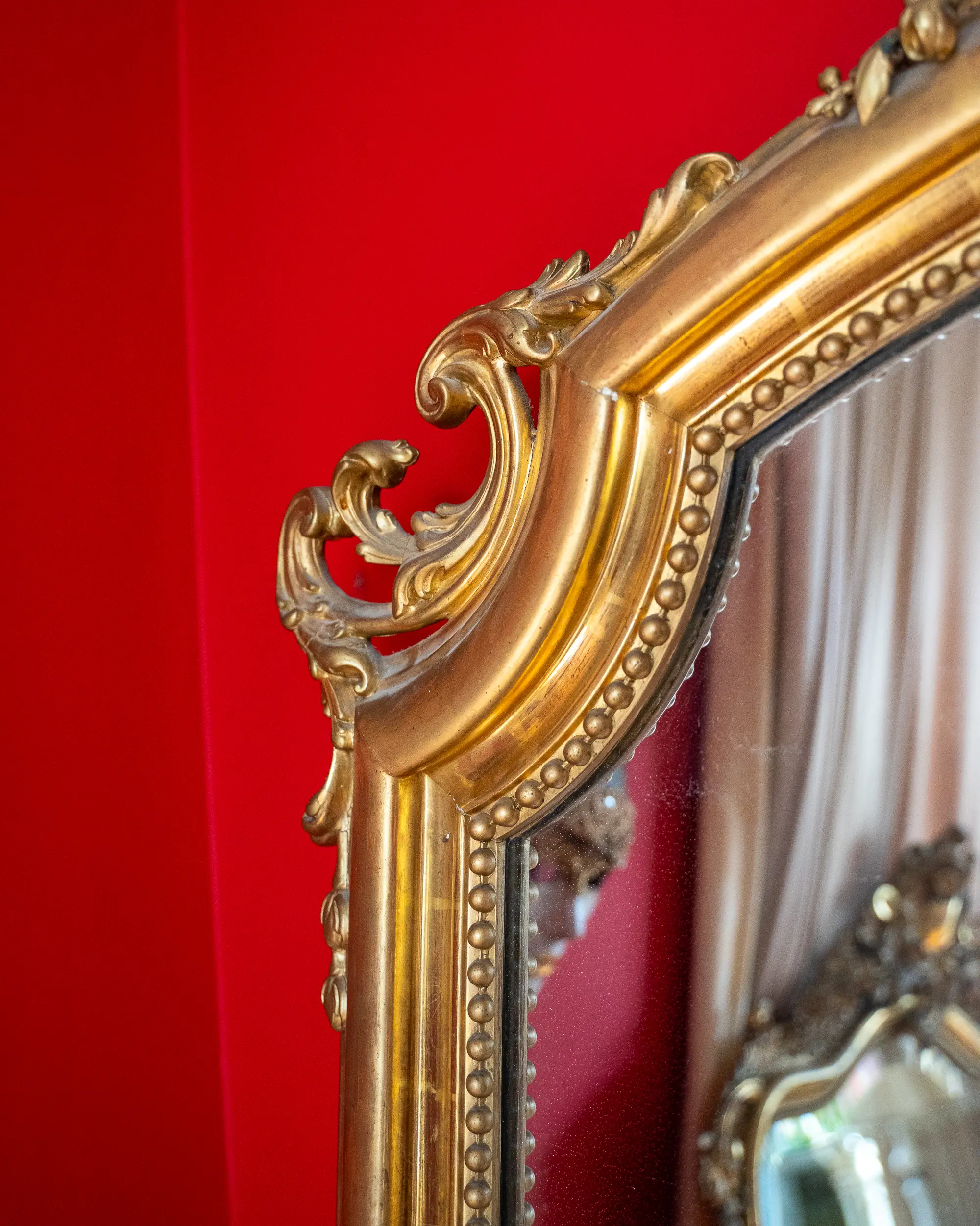 Napoleon III Giltwood and Gesso Mirror - Supporting View 4