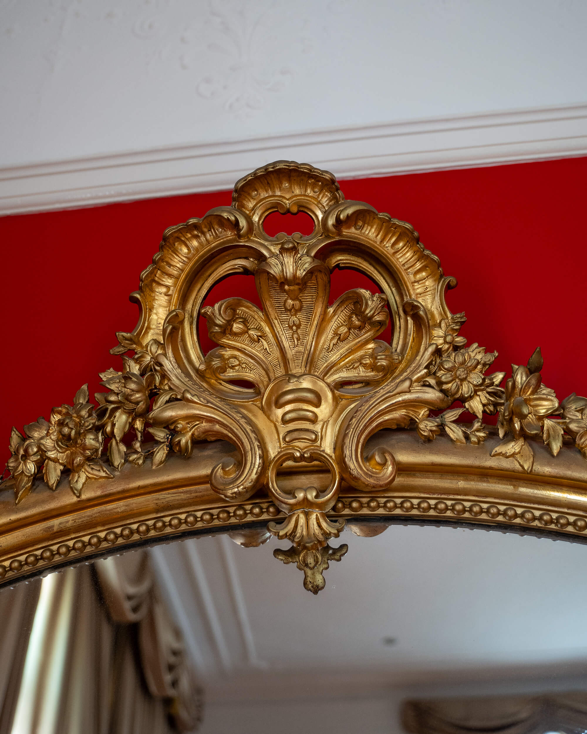 Napoleon III Giltwood and Gesso Mirror - Supporting View 2
